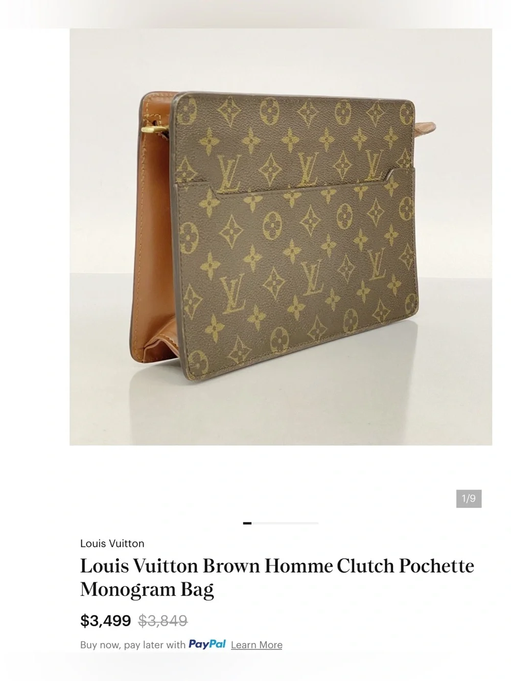 ✅LV CLUTCH MONOGRAM AUTHENTIC LOUIS VUITTON BAG - Picture 2 of 12